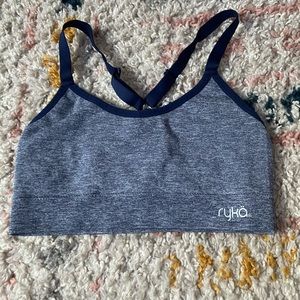 Ryka blue sports bra, small